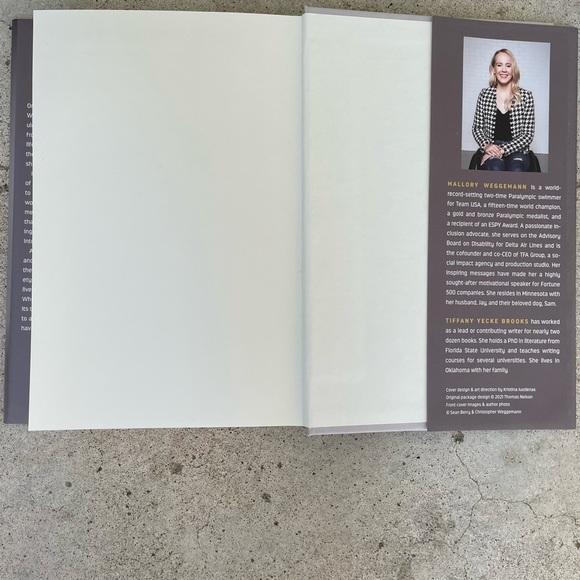 Mallory Weggemann Limitless Hardcover Book Power of Hope/Resilience to Overcome - Picture 4 of 5